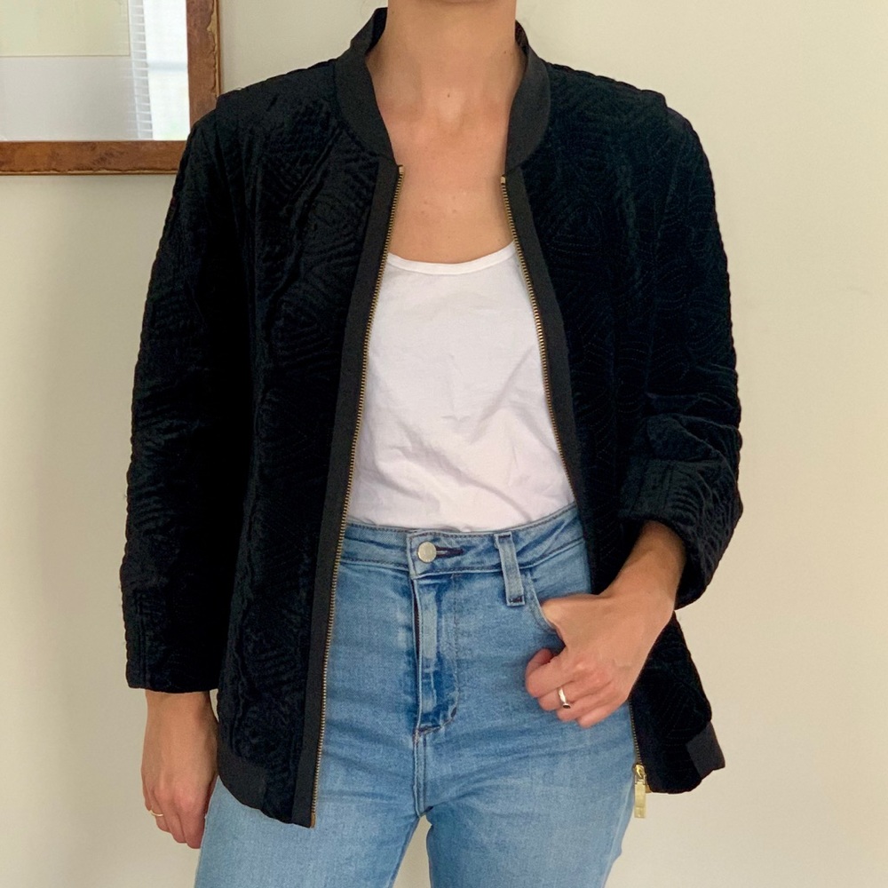 Ted Baker Velvet Bomber, size 2